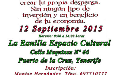 TALLER DE CONSERVAS. La Ranilla Espacio Artesano. Sábado 12 de Septiembre.