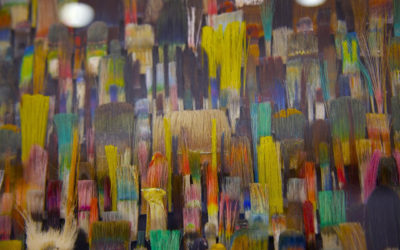 «La metamorfosis de los pinceles y paisajes mediáticos» de los artistas Fé Kolb y Jo Teh, inaugurada ya el pasado 1 de Octubre en La Ranilla Arte Cultura.