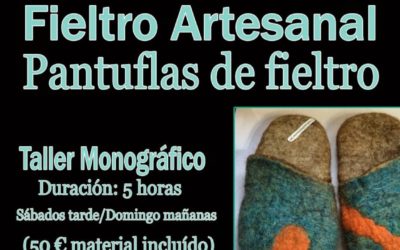 Talleres FIELTRO ARTESANAL. María Hurtado Ripoll (Técnica Superior en Patronaje)