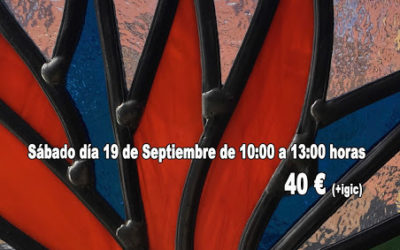 TALLER DE VIDRIERAS ARTÍSTICAS. Imparte el maestro artesano Antonio Rodríguez Ferrer