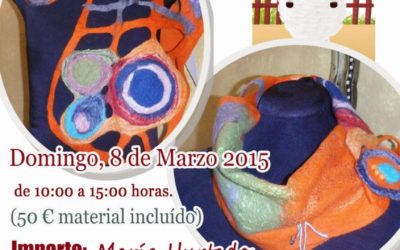 Taller DE BUFANDAS Y CUELLOS DE FIELTRO ARTESANAL. IMPARTE MARÍA HURTADO.