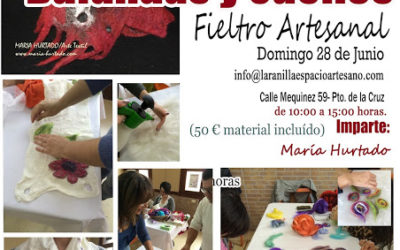 Taller de cuellos y bufandas de fieltro. Imparte MARÍA HURTADO