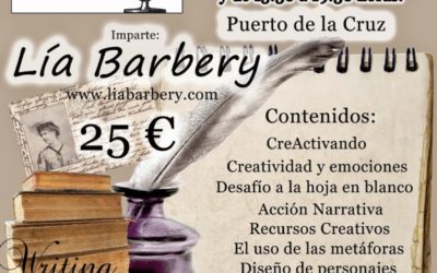 TALLER: Creatividad aplicada a la narración. Imparte Lía Barbery (escritora y coach personal)