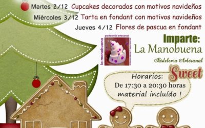 Talleres de Repostería Creativa para esta Navidad.