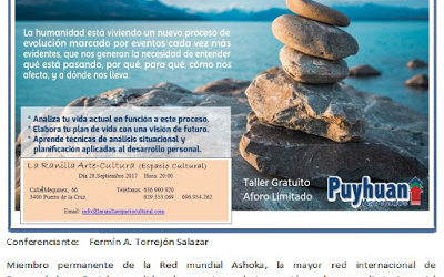Talleres  para los próximos días. Coaching Integral de Vida (28 de Septiembre)  y Programación Neurolinguística (7 de Octubre)