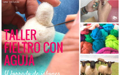 TALLER DE FIELTRO DE LANA CON AGUJA Y FORRADO DE JABONES. (La Ranilla Espacio Artesano)