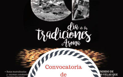 Convocatoria de Artesanos. La Ranilla Espacios presente de nuevo en el Día de las Tradiciones de Arona el próximo 6 de Octubre 2018.