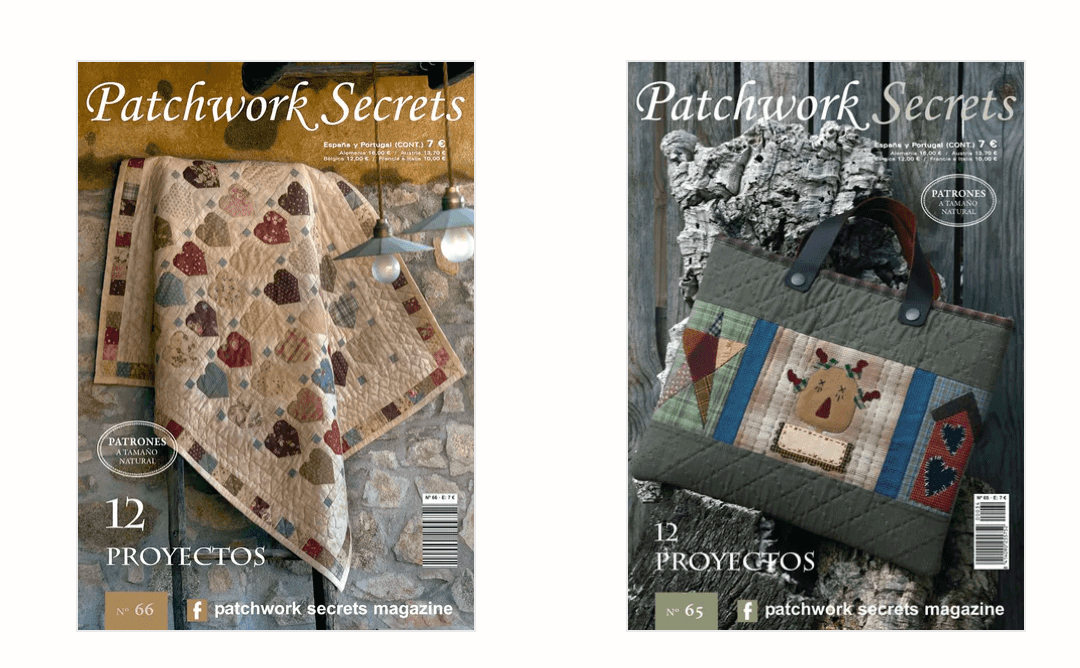La Ranilla Espacios distribuye la primera revista dedicada de forma exclusiva al Patchwork en España, Patchwork Secret.