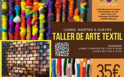 Consulta el amplio abanico de talleres de manualidades y artesanías que La Ranilla Espacio Artesano ofrece a partir de este mes de septiembre 2021.